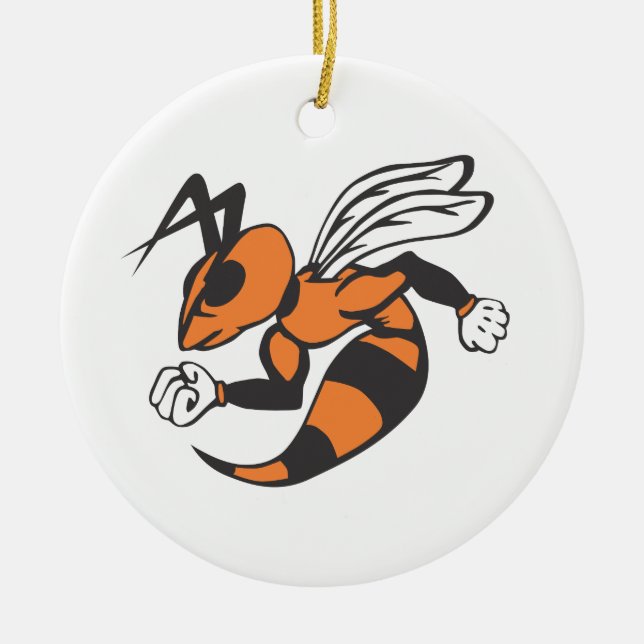 Wautoma bålgetingprydnad julgransprydnad keramik (Framsidan)