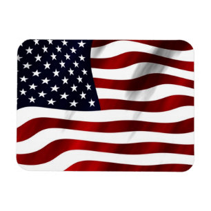 Wave American Flagga Magnet