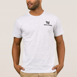 Wave and Walk Black Logo Lifestyle T-Shirt