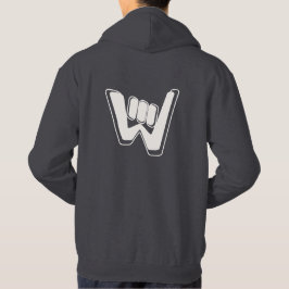 Wave and Walk Off-White Logotyp Essential Hoodie
