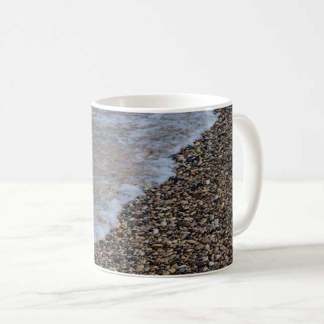 Wave Ashore Painterly Coffee Mugg (Framsida höger)