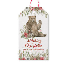 Wave Bear med Flowers | GOD JUL