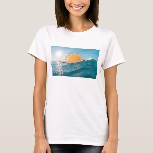 Wave - Bonde do Mar T Shirt (Framsida)