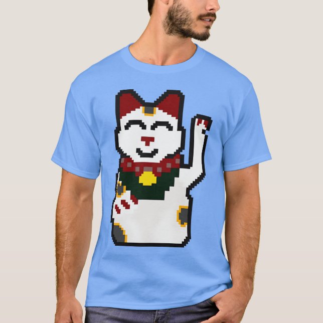 Wave Cat-gåva T Shirt (Framsida)