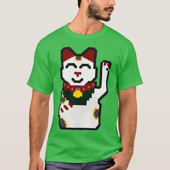 Wave Cat-gåva T Shirt (Framsida)