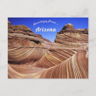 Wave Coconino County Arizona Vykort
