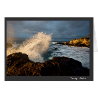 Wave Crash Hälsningskort