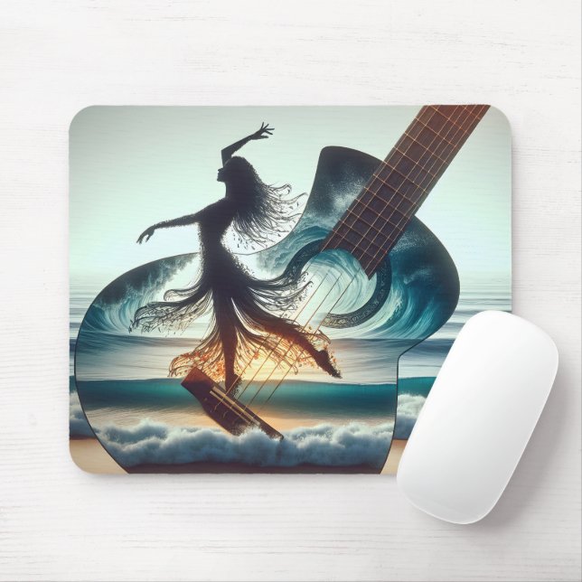 Wave Dancer in a Guitar Musmatta (Med mus)