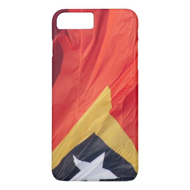 Wave Flagga of Öster Timor Case-Mate iPhone Skal (Baksida)