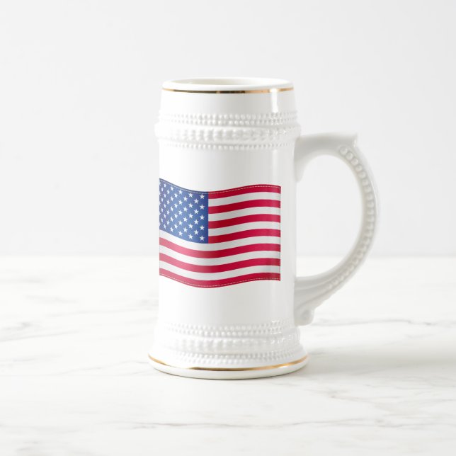 Wave Flagga of USA Sejdel (Höger)