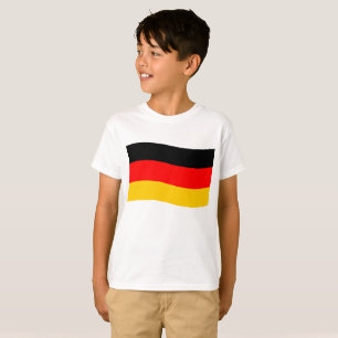 Wave German Flagga T Shirt