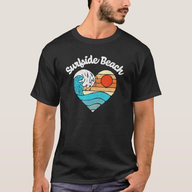 Wave-grafik för Surfa av ryggstödsrekord T Shirt (Framsida)