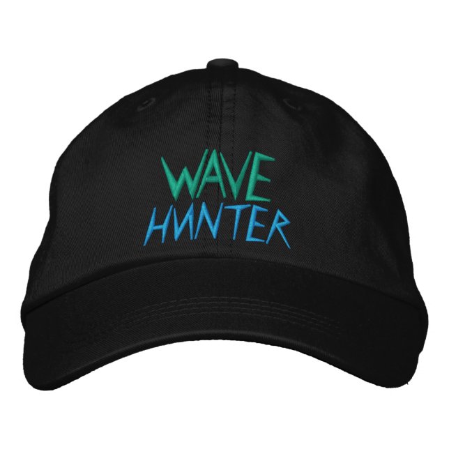 WAVE HUNTER cap Broderad Keps (Framsida)