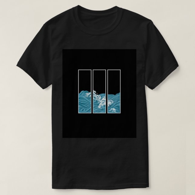 Wave Illustration T Shirt (Design framsida)