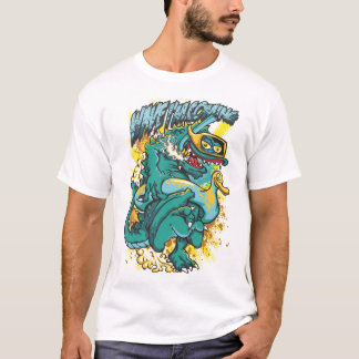 Wave jag kommer hit, Monster Beach Design T Shirt