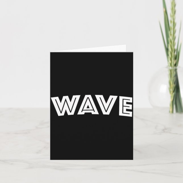 Wave  kort (Framsida)