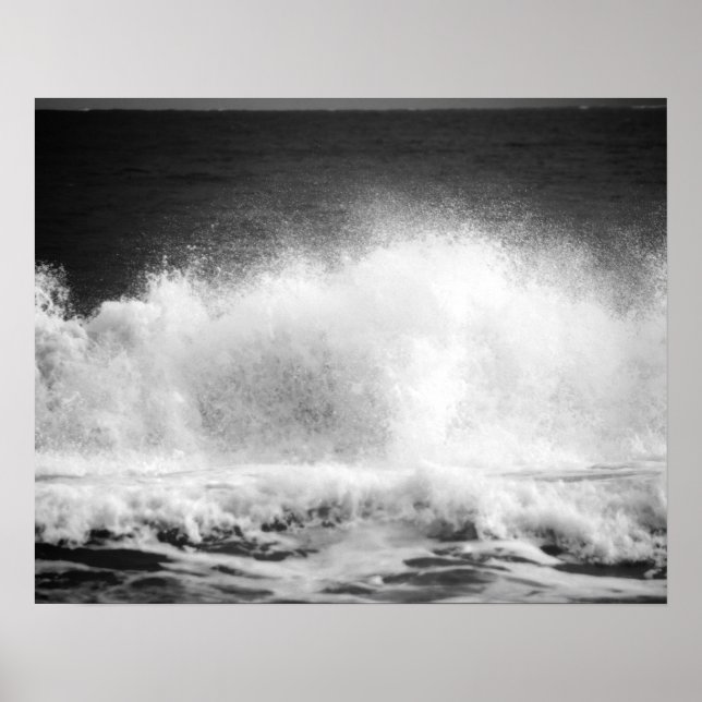 Wave-krasch 16 x 20 i Svarta havet Poster (Framsidan)