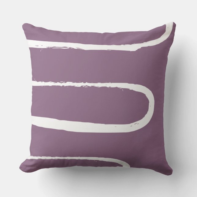 Wave Lavender Lila Kudde (Framsida)