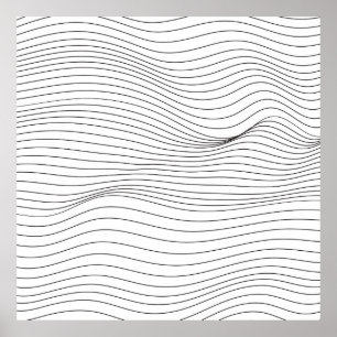 Wave Linjer Mönster Abstrakt Background.art, wave Poster