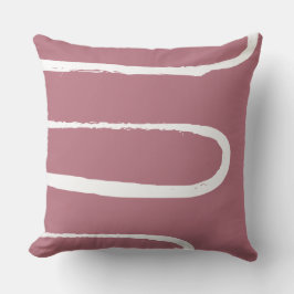 Wave Mauve Rosa Kudde