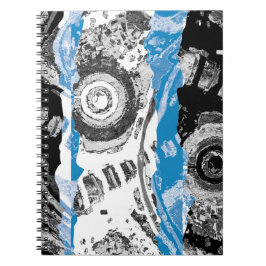 Wave Mechanism – Custom Spiral Photo Notebook (8.5 Anteckningsbok