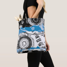 Wave Mechanism – Custom Tote Bag (Medium, Shoulder Tygkasse