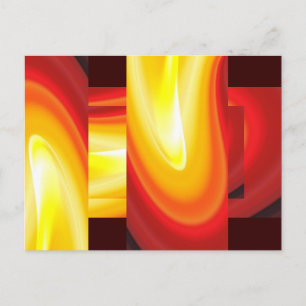 Wave - Modern Abstrakt Art Vykort