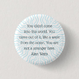Wave Quote Alan Watts Philosophy Mandala Introvert Knapp