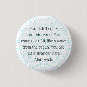 Wave Quote Alan Watts Philosophy Mandala Introvert Knapp