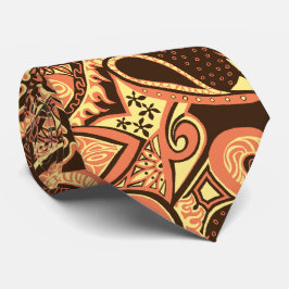 Wave Resa Blommigt Paisley, dubbelsidig utskrift Slips