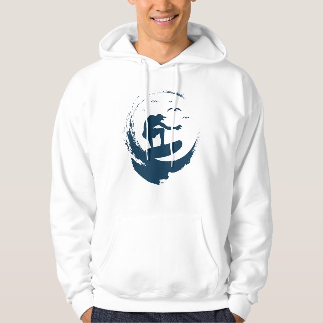 Wave Rider Hoodie (Framsida)