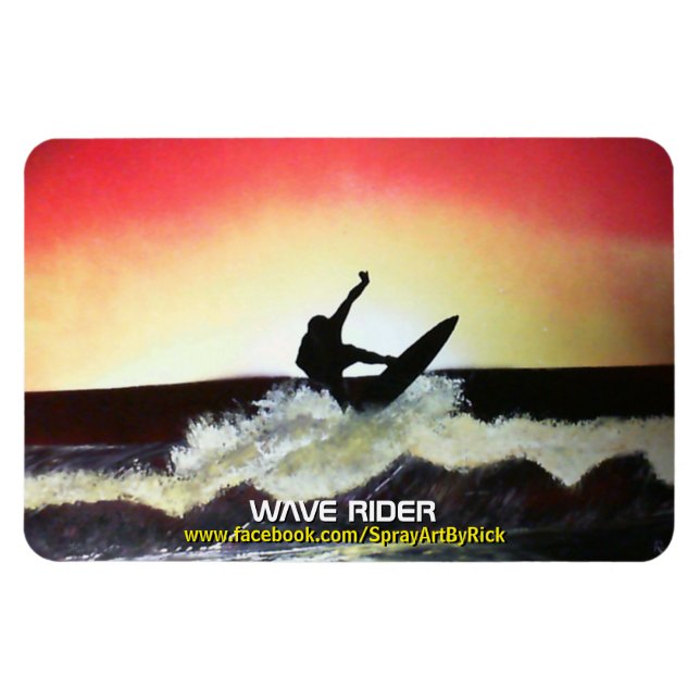 Wave Rider Magnet (Horisontell)