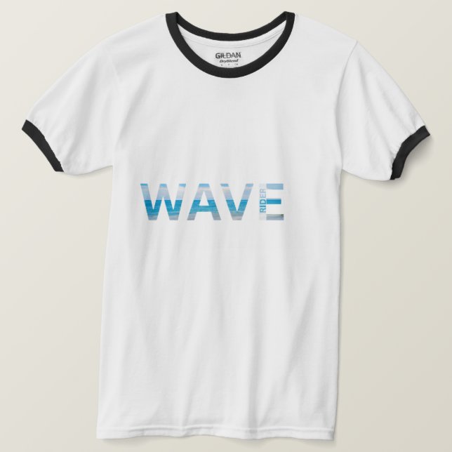 Wave Rider Surf T-Shirt (Design framsida)