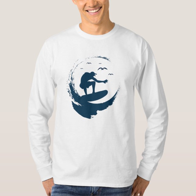 Wave Rider T Shirt (Framsida)
