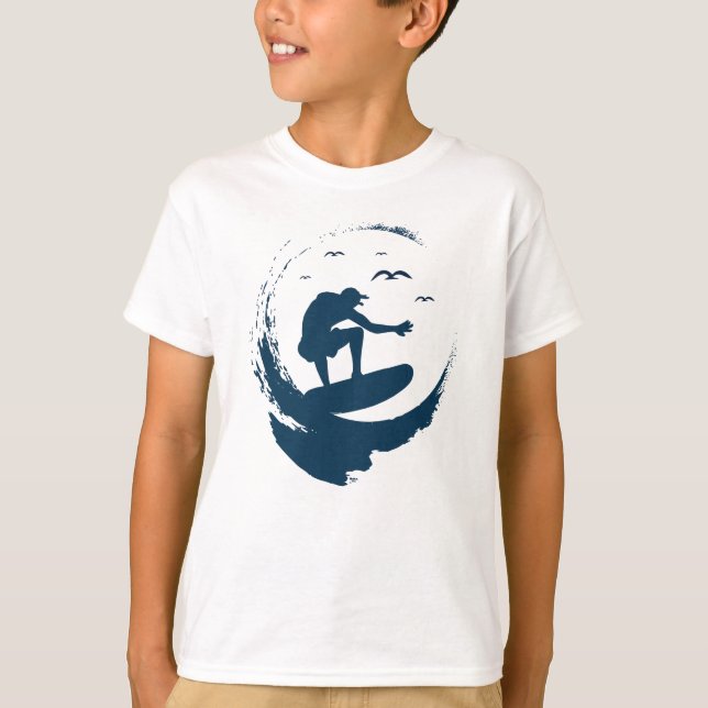 Wave Rider T Shirt (Framsida)