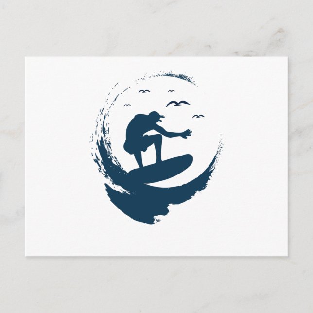 Wave Rider Vykort (Framsida)