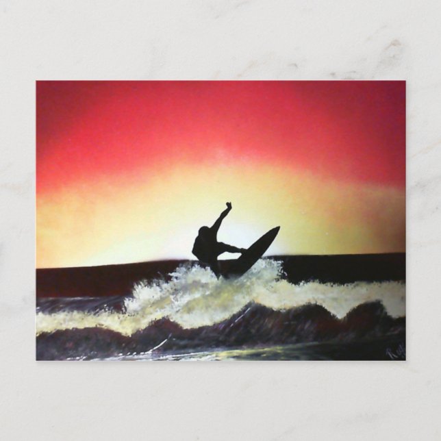 Wave Rider Vykort (Framsida)