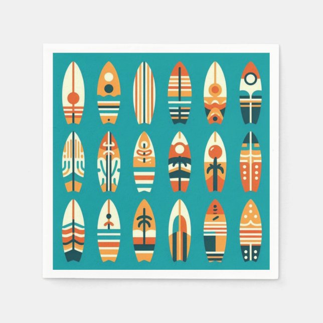 Wave Riders Pappersservett (Framsidan)