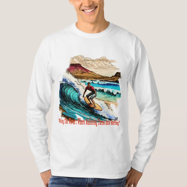 Wave Riding T Shirt (Framsida)