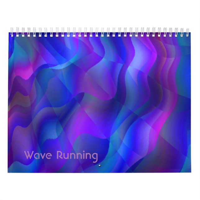 Wave RunCoola Abstrakt Art Kalender (Omslag)