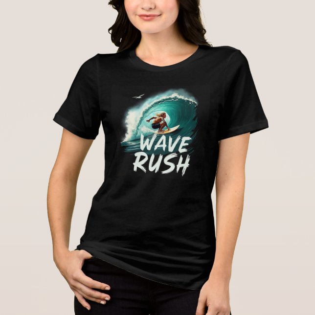 Wave Rush T Shirt (Framsida)