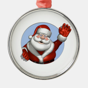 Wave Santa Julgransprydnad Metall