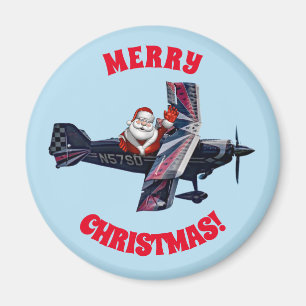 Wave Santa Magnet