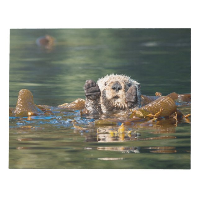 Wave Sea Otter Anteckningsblock (Framsida)