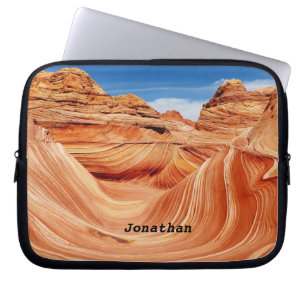 Wave Southwest Hiking Photography Computer Laptop Fodral