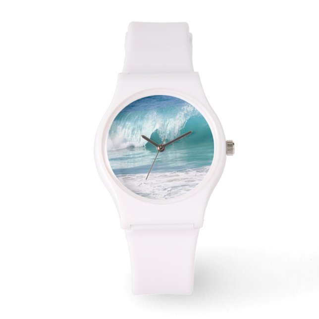 Wave Sporty Watch för Hawaiian Ocean Armbandsur (Framsida)