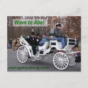 Wave to Abe Lincoln Vykort