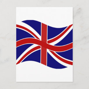 Wave Union Jack Vykort