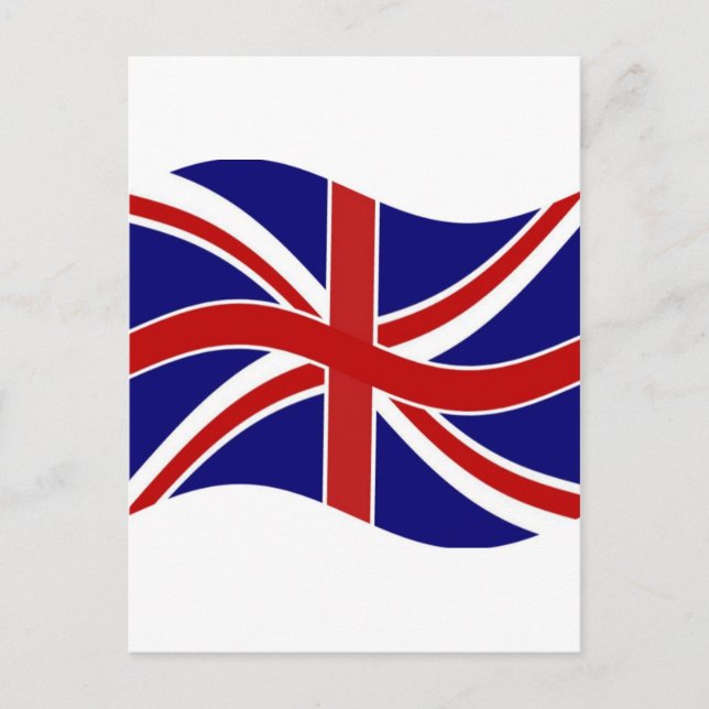 Wave Union Jack Vykort (Framsida)
