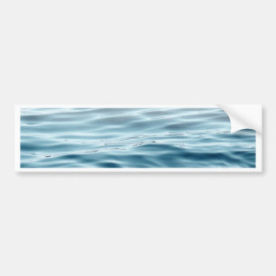 Waved Blue vatten Bildekal